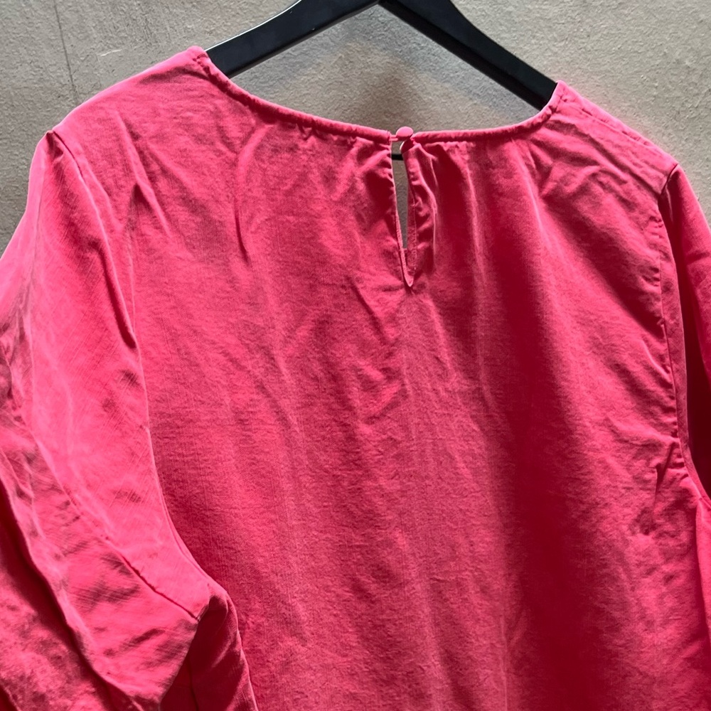 Soft Surroundings ruffled sleeve blouse size 1X - Picture 11 of 11